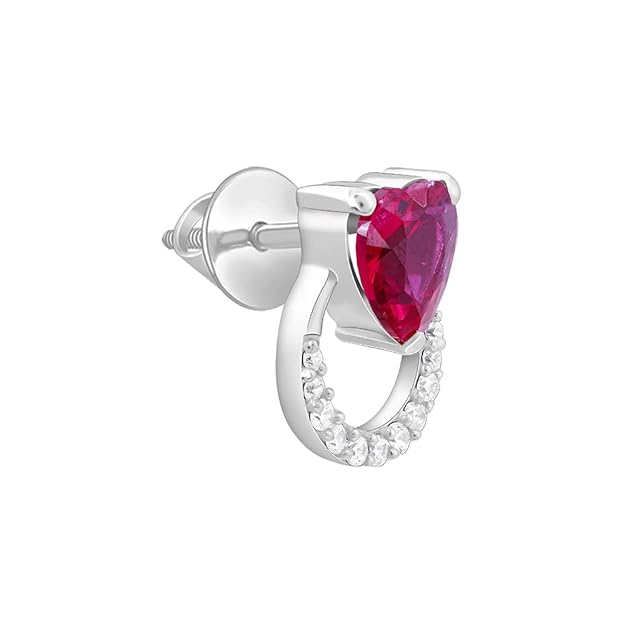 925 Silver Perfect Earrings| Gift for Girlfriend | With Certificate of Authenticity and 925 Stamp