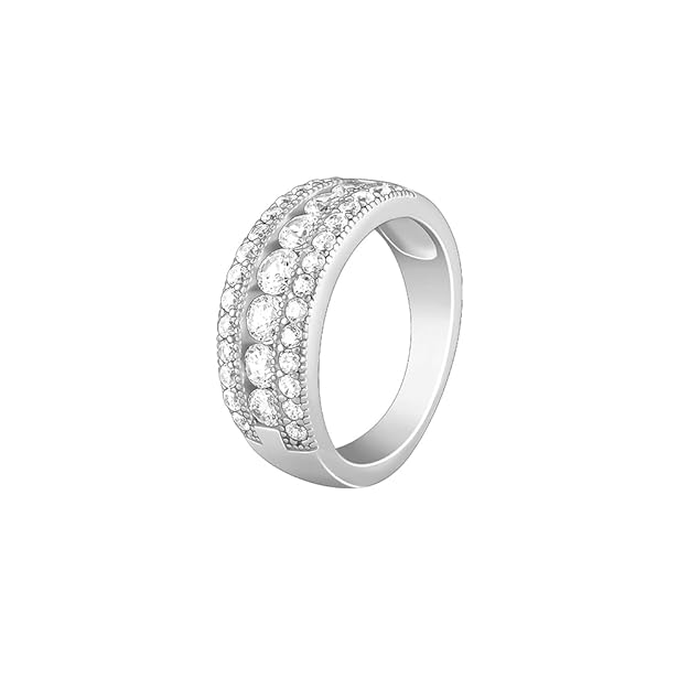 925 Silver Trilinear Ring | Gifts for Women and Girls