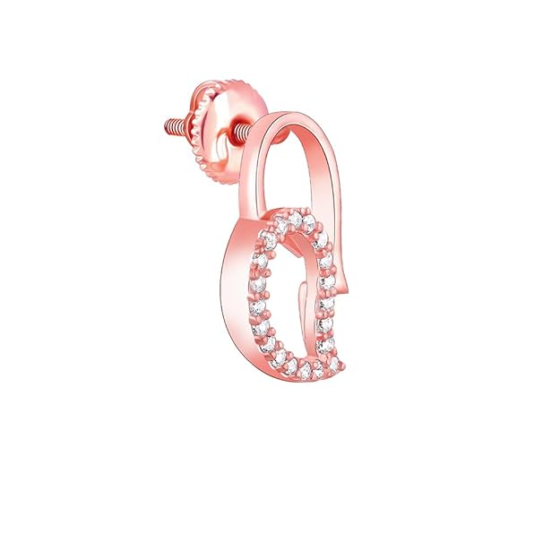 925 Silver Rose Gold Mango Magic Earrings| Drops to Gift Women & Girls | With Certificate of Authenticity and 925 Stamp