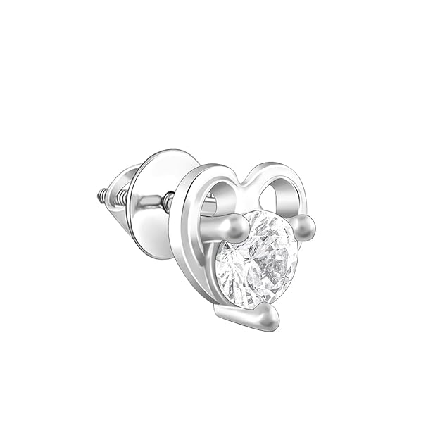 925 Silver Zircon Heart Studs Mini Studs Earrings | Gifts for Women & Girls