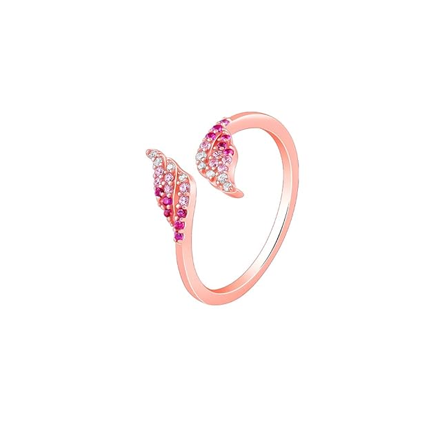 925 Silver Rose plated Gold Dream Chaser Ring