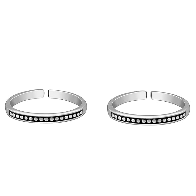 925 Silver Toe Rings | Anniversary Birthday Wedding Gifts for Women & Girls