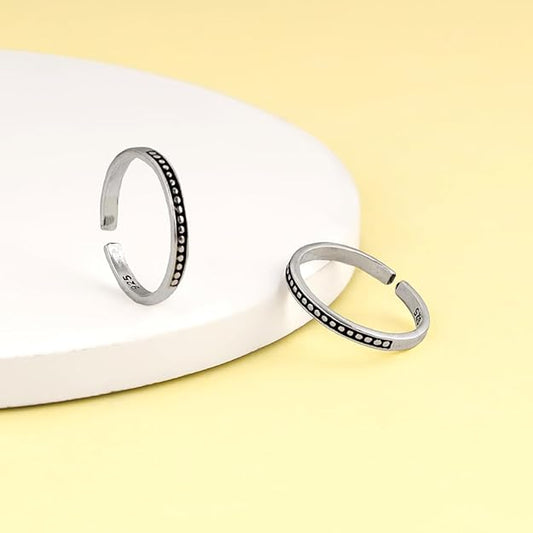 925 Silver Toe Rings | Anniversary Birthday Wedding Gifts for Women & Girls