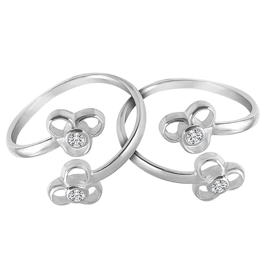 925 Top Openable Silver Toe Rings | Toe Rings for Women