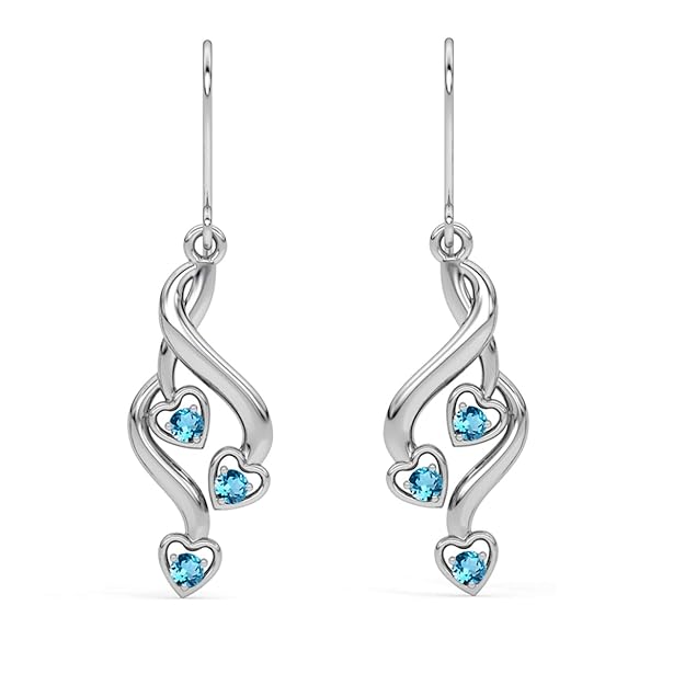 925 Sterling Silver Valentina Earring | Gift for Women & Girls
