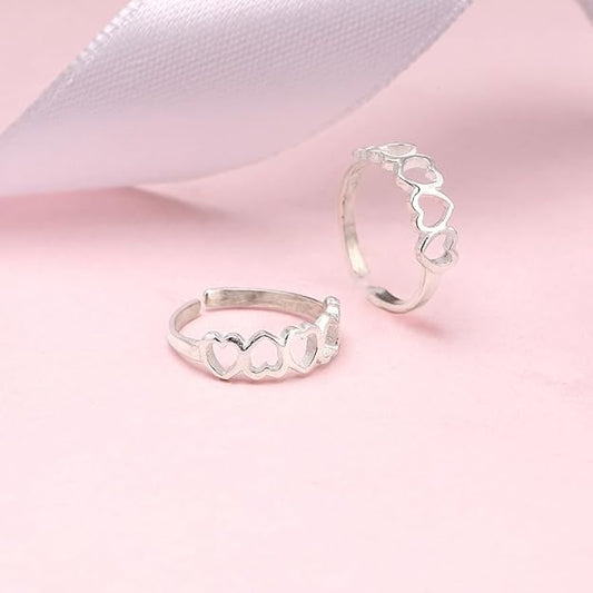 925 Silver Toe Rings | Anniversary Birthday Wedding Gifts for Women & Girls