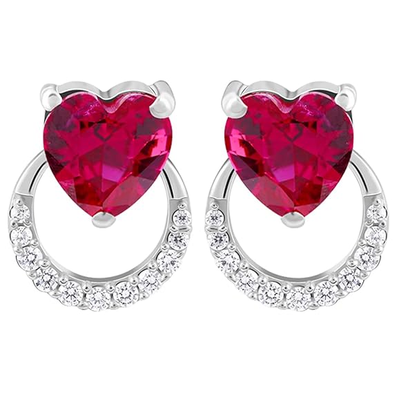 925 Silver Perfect Earrings| Gift for Girlfriend | With Certificate of Authenticity and 925 Stamp