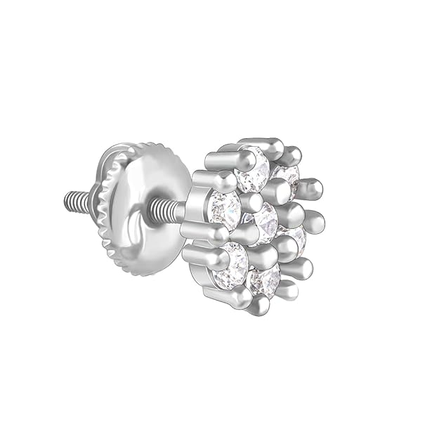 925 Silver Floral Elegant Earrings| drops to Gift Women & Girls
