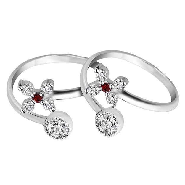 925 Top Openable Silver Toe Rings | Toe Rings for Women