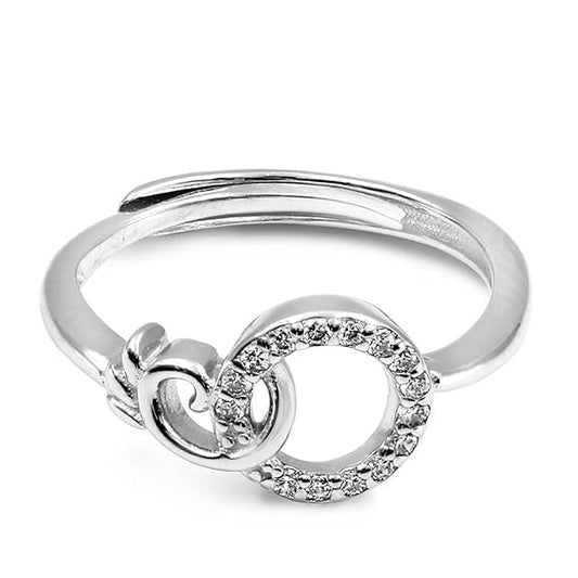 925 Hall Mark Certified Authentic Love Knot Sterling Silver Ring