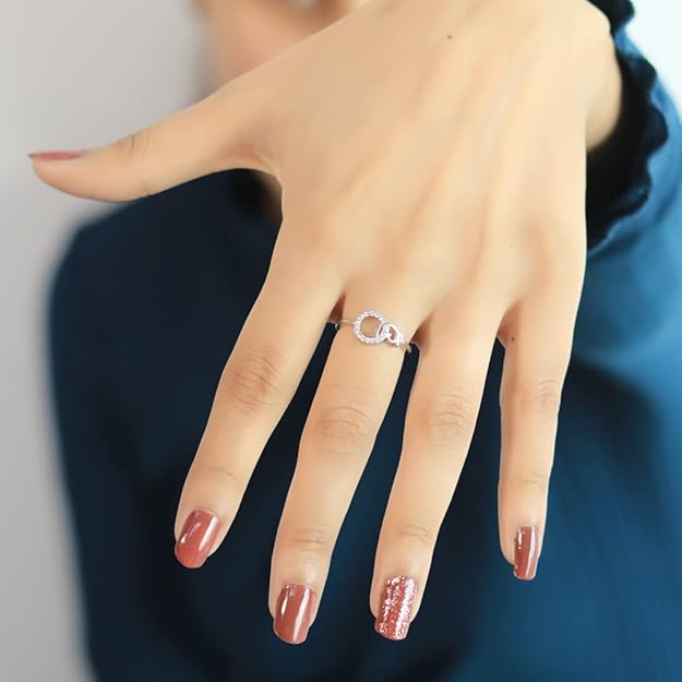925 Hall Mark Certified Authentic Love Knot Sterling Silver Ring