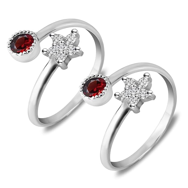 925 Top Openable Silver Toe Rings | Toe Rings for Women
