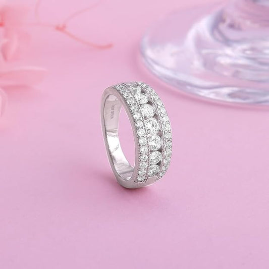 925 Silver Trilinear Ring | Gifts for Women and Girls