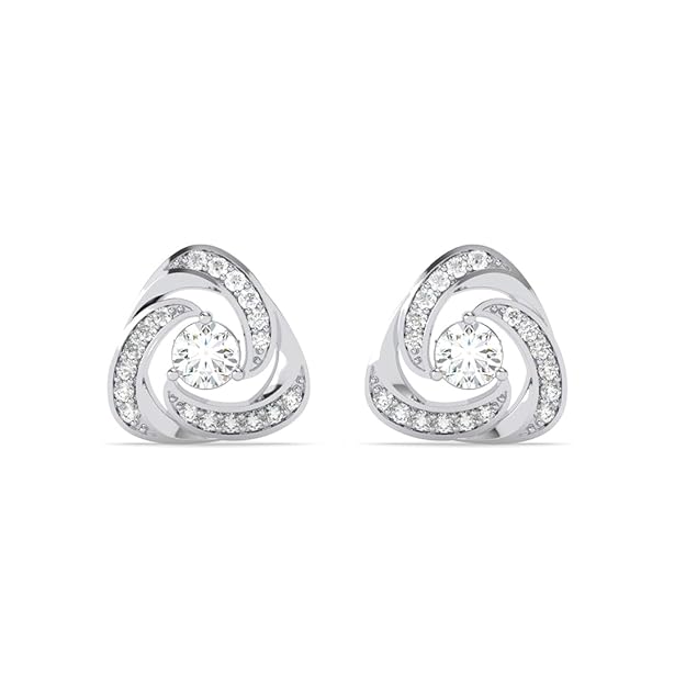 925 Sterling Silver Bianca Solitaire Earrings | Gift for Women and Girls