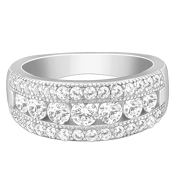 925 Silver Trilinear Ring | Gifts for Women and Girls