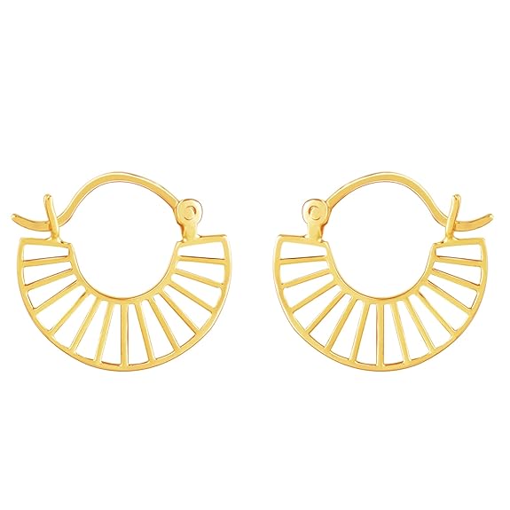 925 Silver Golden Endearing Love Earrings | Hoops to Gift Women & Girls