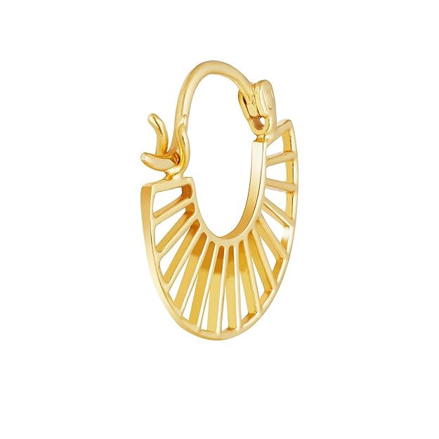 925 Silver Golden Endearing Love Earrings | Hoops to Gift Women & Girls