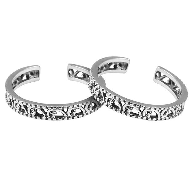925 Silver Toe Rings | Anniversary Birthday Wedding Gifts for Women & Girls