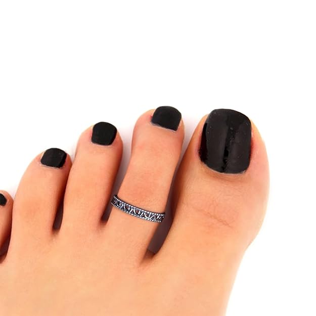 925 Silver Toe Rings | Anniversary Birthday Wedding Gifts for Women & Girls