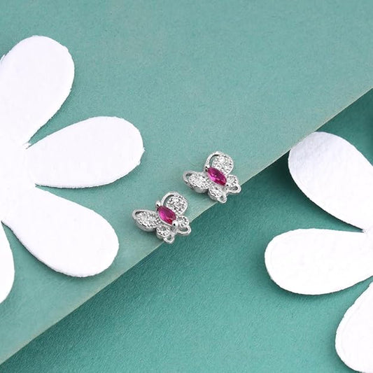 925 Silver Beatiful Butterfly Studs Earrings | Gift for Girlfriend| Gifts for Women& Girls