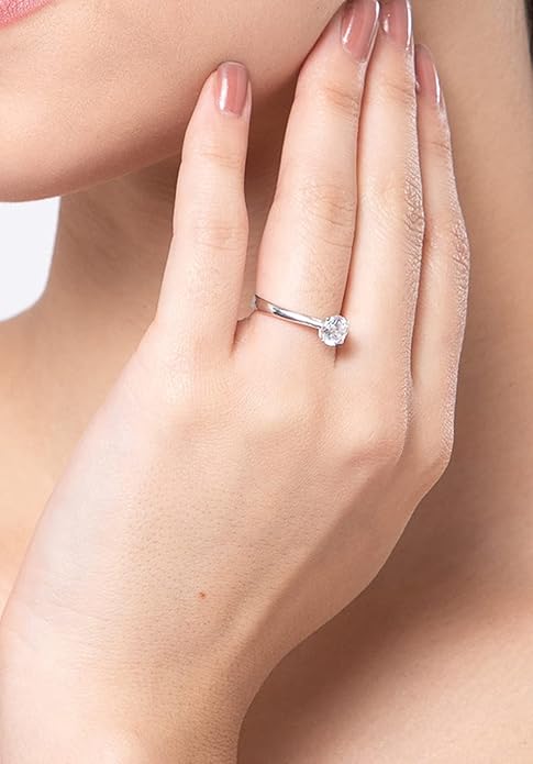 925 Sterling Silver Adjustable Ring Band | Cubic Zirconia | Multiple Design Options | Gift for Women and Girls