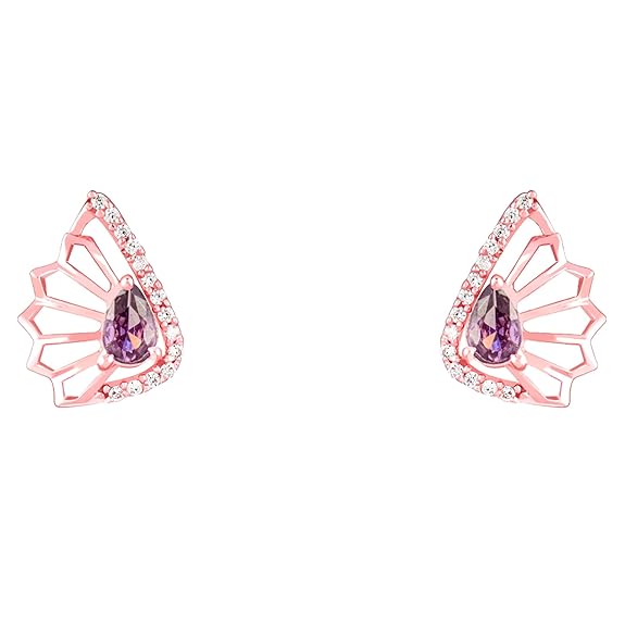 GIVA 925 Silver Rose Gold Notre Dame Earrings | Gifts for Girlfriend, Gifts for Women and Girls | With Certificate of Authenticity and 925 Stamp | 6 Month Warranty* : Amazon.in: Jewellery