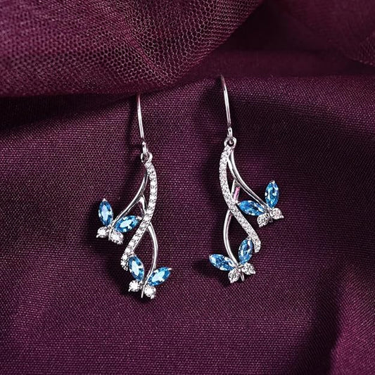 925 Sterling Silver Butterfly Earring | Gift for Women & Girls