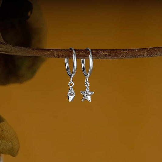 925 Silver Dainty Starfish Earrings | Gifts for Girlfriend, Gifts for Women and Girls