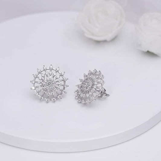 925 Silver Wheel of Life Earrings | Gifts for Girlfriend, Gifts for Women and Girls