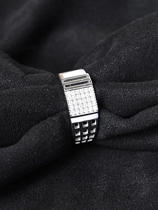 925 Sterling Silver Leon Men Ring | Adjustable Ring | Gift for Men and Boys