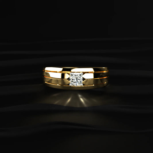 Princess Cut Diamond Ring For Men | Gift for Men & Boys