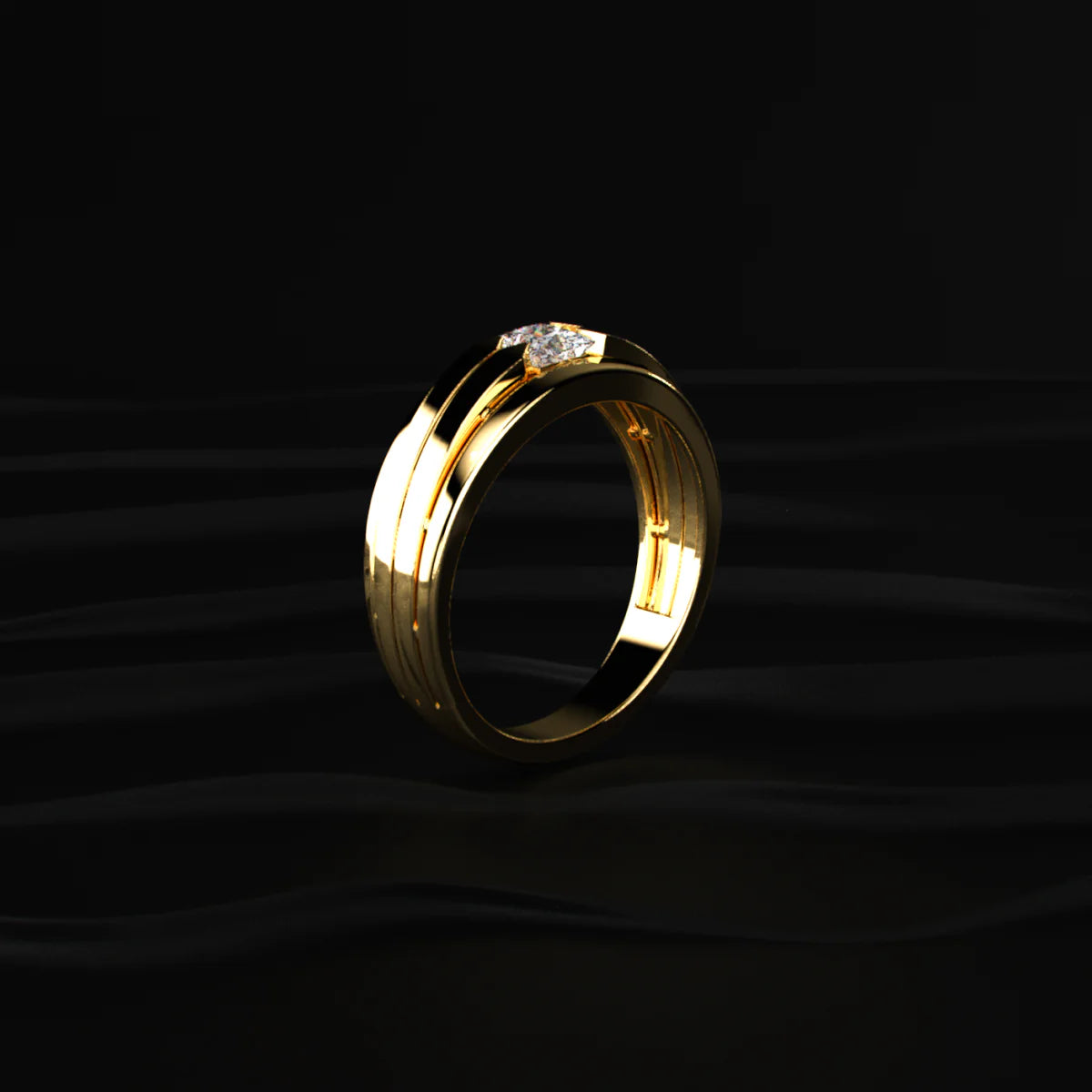 Princess Cut Diamond Ring For Men | Gift for Men & Boys