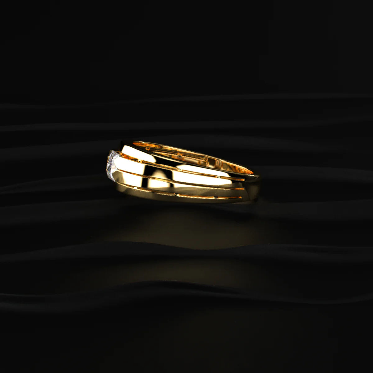 Princess Cut Diamond Ring For Men | Gift for Men & Boys