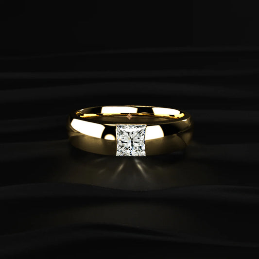 Princess Solitaire Ring For Men | Gift for Men & Boys