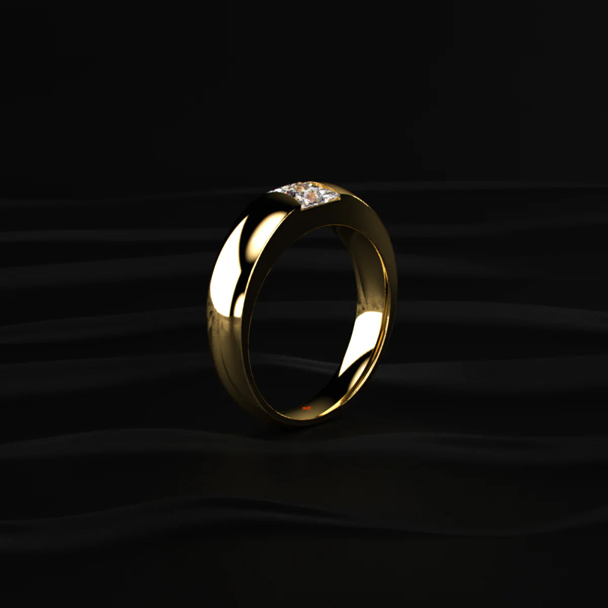Princess Solitaire Ring For Men | Gift for Men & Boys