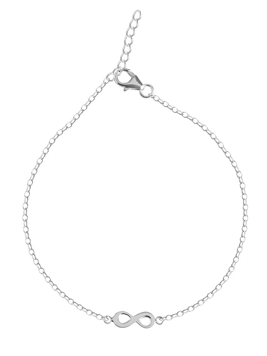 925 Sterling Silver Anklet Payal (Single) | Adjustable Chain | Gift for Women and Girls