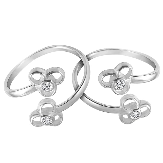 925 Top Openable Silver Toe Rings | Toe Rings for Women