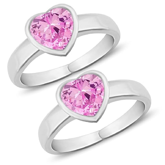 925 Sterling Silver Toe Rings Pair | Size Adjustable | Gift for Women and Girls