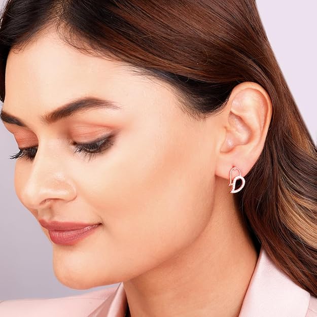 925 Silver Rose Gold Mango Magic Earrings| Drops to Gift Women & Girls | With Certificate of Authenticity and 925 Stamp