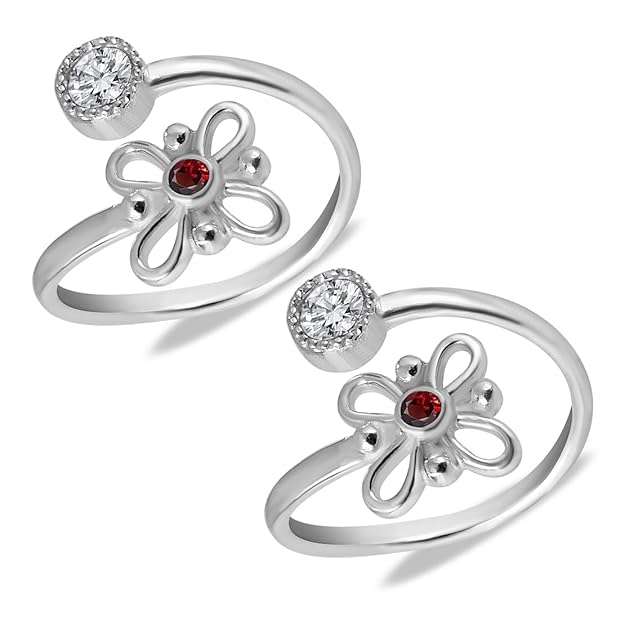 925 Top Openable Silver Toe Rings | Toe Rings for Wome