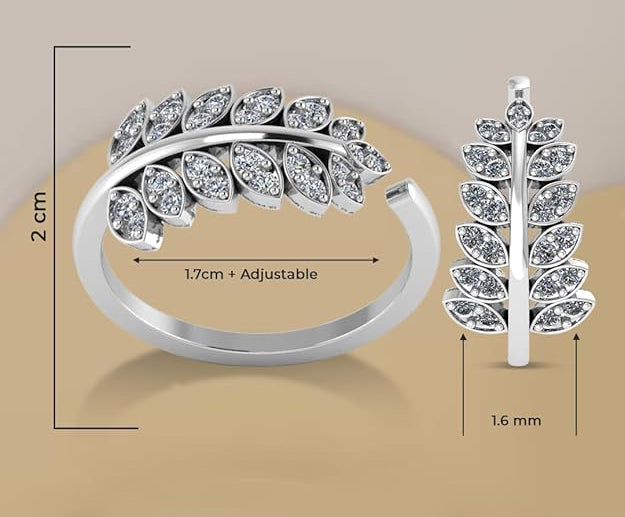 925 Pure Silver Adjustable Women Rings | Rings for Women and Girls