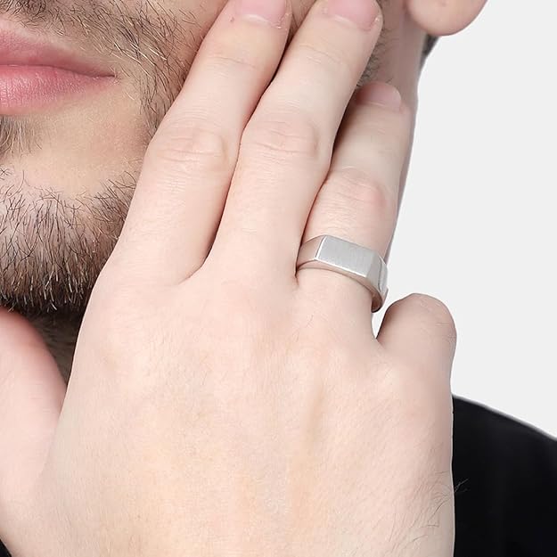 925 Sterling Silver Jorn Band Ring |Size Adjustable | Gift for Men & Boys